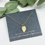 9ct Yellow Gold Leaf Necklace, thumbnail 1 of 11