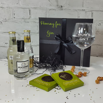 Hooray For Gin Personalised Gift Set By Perfect Personalised Gifts ...