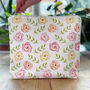 Cotton Floral Wash Bag, thumbnail 1 of 5
