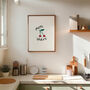 Mon Cheri Simple Hand Painted Wall Art Print, thumbnail 6 of 9