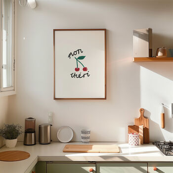 Mon Cheri Simple Hand Painted Wall Art Print, 6 of 9