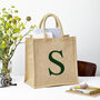Letter Square Bag Natural Jute, thumbnail 1 of 4