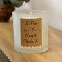 Personalised Cork Label Candle Jar, thumbnail 4 of 7