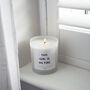 White Frosted Glass Empowering Candle, thumbnail 4 of 6