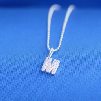 Girl's Personalised Sparkle Mini Initial Necklace, 4 of 7