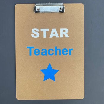 Teacher's Personalised Double Sided Clipboard, 4 of 7