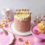 Pastel 'Happy Birthday' Cake Candles, thumbnail 2 of 3