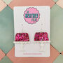 Jelly On A Plate Glitter Resin Earrings, thumbnail 1 of 9