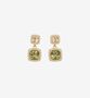 Shikaku Square Stone Drop Earrings, thumbnail 1 of 4