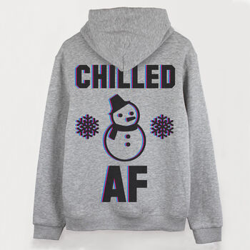 Chilled Af Women's Winter Hoodie, 4 of 4