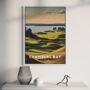 Chambers Bay Golf Club Golf Course Poster – Golf Wall Art Print | Gift For Golfers, Dad, Husband, Golf Gift For Him, Father's Day Gifts, thumbnail 1 of 2