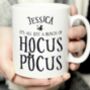 Personalised Halloween Hocus Pocus Ceramic Gift Mug, thumbnail 2 of 4