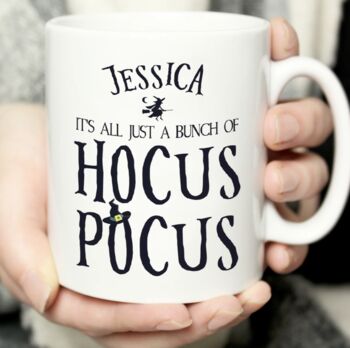 Personalised Halloween Hocus Pocus Ceramic Gift Mug, 2 of 4