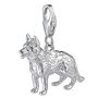 Alsatian Sterling Silver Charm, thumbnail 2 of 11