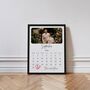 Personalised Photo Calendar Anniversary Print, thumbnail 1 of 7