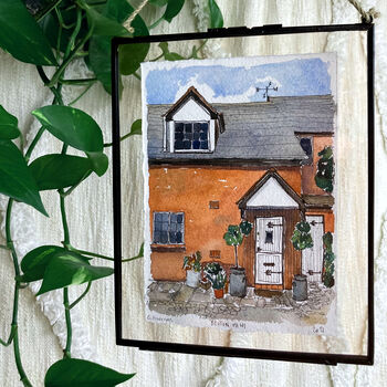 Personalised House Illustration In Watercolour, 2 of 10