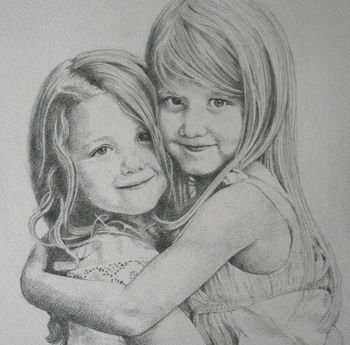 Custom Family Child Portrait Drawing Or Gift Voucher, 3 of 12