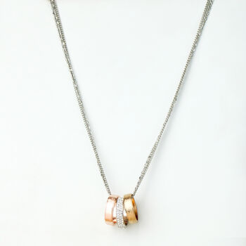 Three Rings Pendant Necklace, 2 of 4