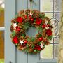 Winter Roses Luxury Christmas Wreath, thumbnail 3 of 7