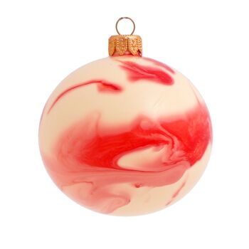 Ripple Bauble Christmas Decoration, 8cm, 5 of 6