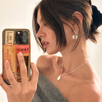 Hammered Disc Hidden Message Necklace, 5 of 11