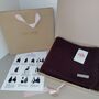 Personalised Dark Brown 100% Cashmere Poncho Gift Boxed, thumbnail 3 of 9