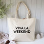 Viva La Weekend Fun Tote Holiday Bag, thumbnail 2 of 3