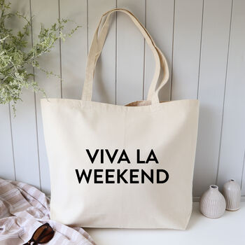 Viva La Weekend Fun Tote Holiday Bag, 2 of 3