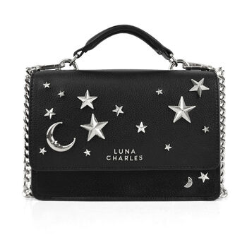 Nova Star Studded Handbag Vegan Leather, 6 of 12