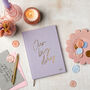 Personalised Linen Wedding Notebook, thumbnail 3 of 7