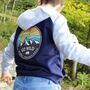 Personalised Go Wild And Explore Varsity Hoodie, thumbnail 6 of 11
