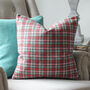 Multi Spot Pink And Turquoise Wool Cushion, thumbnail 1 of 3