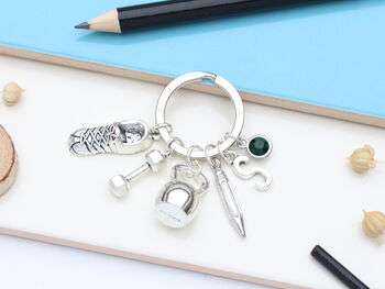 Personalised Personal Trainer Keyring Pt Thank You Gift, 5 of 10