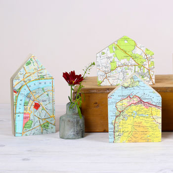Personalised Map Little House Location Ornament Gift, 10 of 10