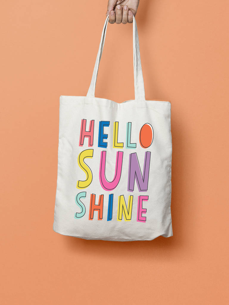 Hello Sunshine Tote Bag By Wild Living