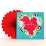 Valentine's Heart Greetings Card, thumbnail 3 of 4