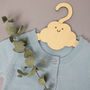 Personalised Childrens Coat Hanger With Cloud Design, thumbnail 8 of 8