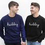 Hubby And Hubby Couples Sweatshirt Set, thumbnail 1 of 10