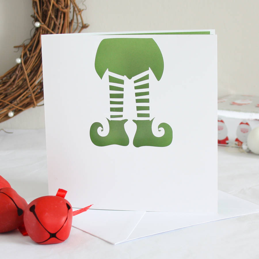 New 11 Christmas Elf Card
