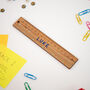 Personalised Star Name Wooden Ruler, thumbnail 2 of 6