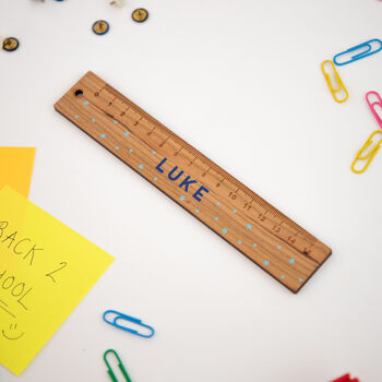 Personalised Star Name Wooden Ruler, 2 of 6