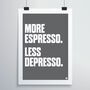 More Espresso Print, thumbnail 3 of 4