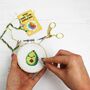 Avocado Mini Cross Stitch Kit, thumbnail 7 of 8