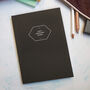 Personalised Cover And Spine Gold Foil Notebook, thumbnail 1 of 2