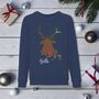 Cosy Reindeer Christmas Jumper, thumbnail 1 of 3