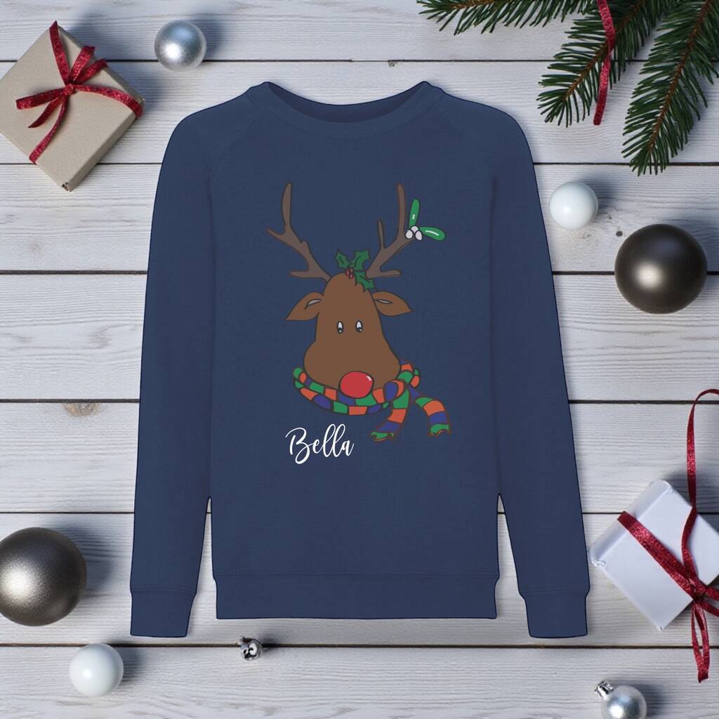Cosy Reindeer Christmas Jumper, 1 of 3