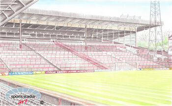Aston Villa 'Old Holte End' Stadium Art Print, 2 of 3