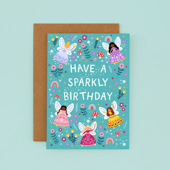 Any Age Fairy Birthday Card, Girls Age Birthday Card, 2 of 9
