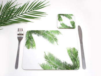 Tropical Leaf Placemat Set, 6 of 9