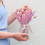 Dried Flowers Pastel Bouquet Letterbox Gift, thumbnail 1 of 6